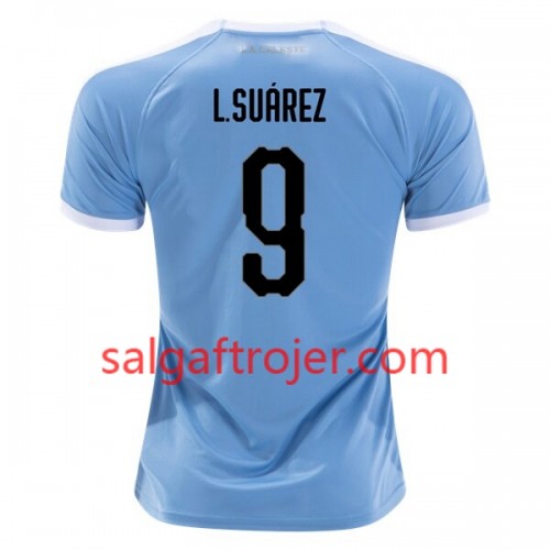 Uruguay Fodboldtrøjer Luis Suarez 9 Hjemmebanesæt Copa América 2019 Kort ærmer Uruguay Fodboldtrøjer Luis Suarez 9 Hjemmebanesæt Copa América 2019 Kort ærmer